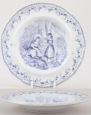 Toy Soup Plate c1845